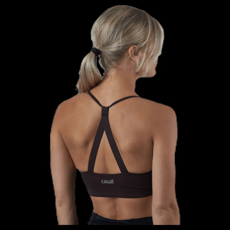 Casall Strappy Sports Bra Brown Brun Hot