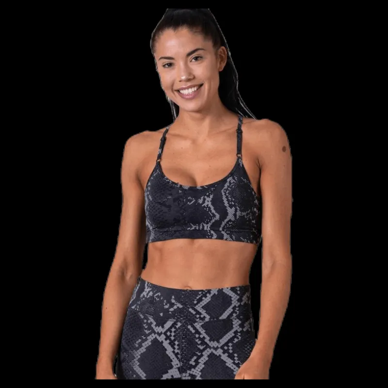 New Casall Strappy Sports Bra Grey Grå