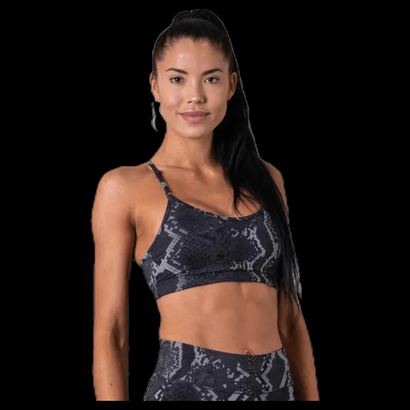 New Casall Strappy Sports Bra Grey Grå