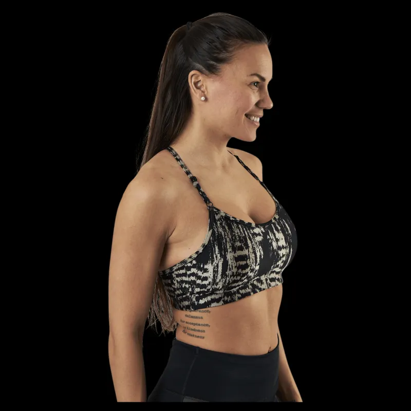 Hot Casall Strappy Sports Bra Grey Grå