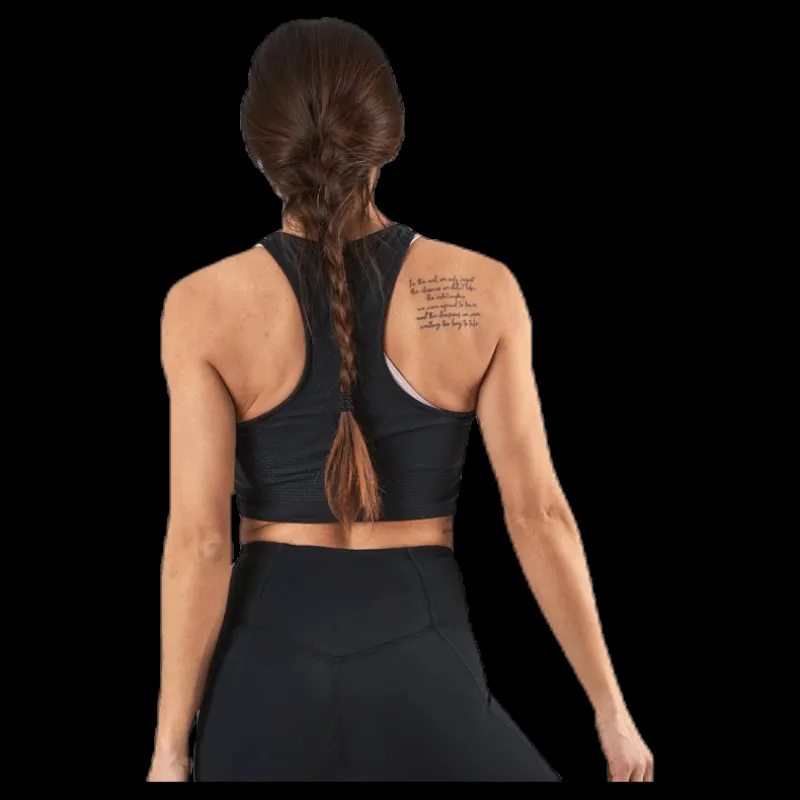Hot Under Armour Streaker 2.0 Run Crop Top Black Svart