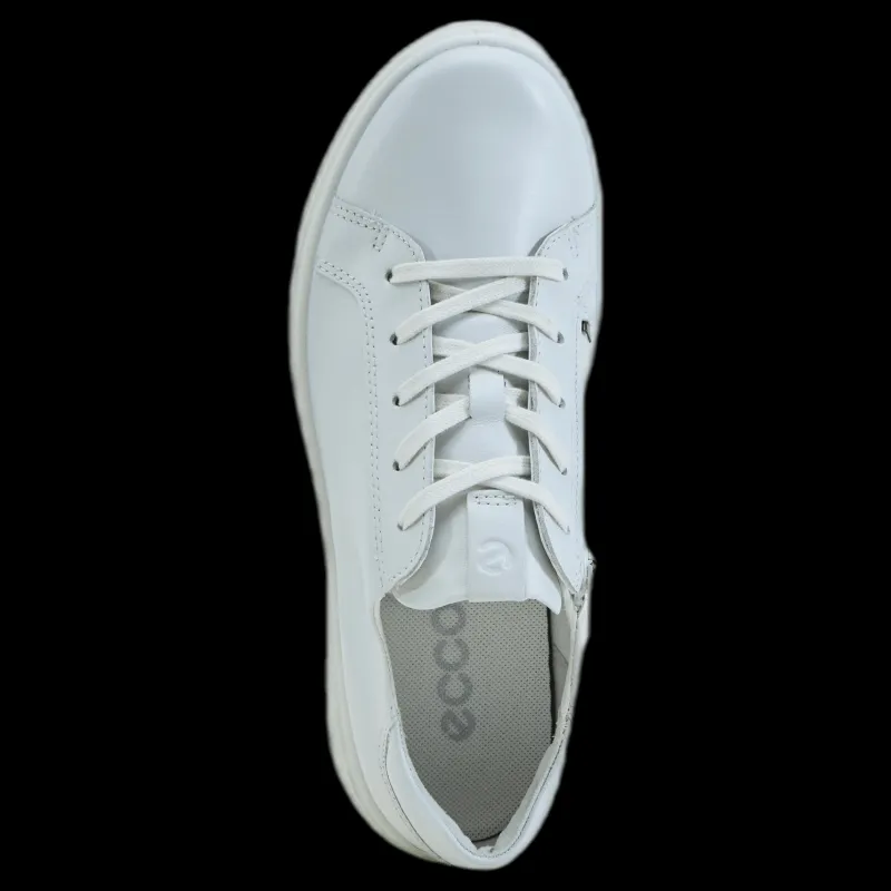 Outlet ECCO Street Tray Laced Shoes White Vit