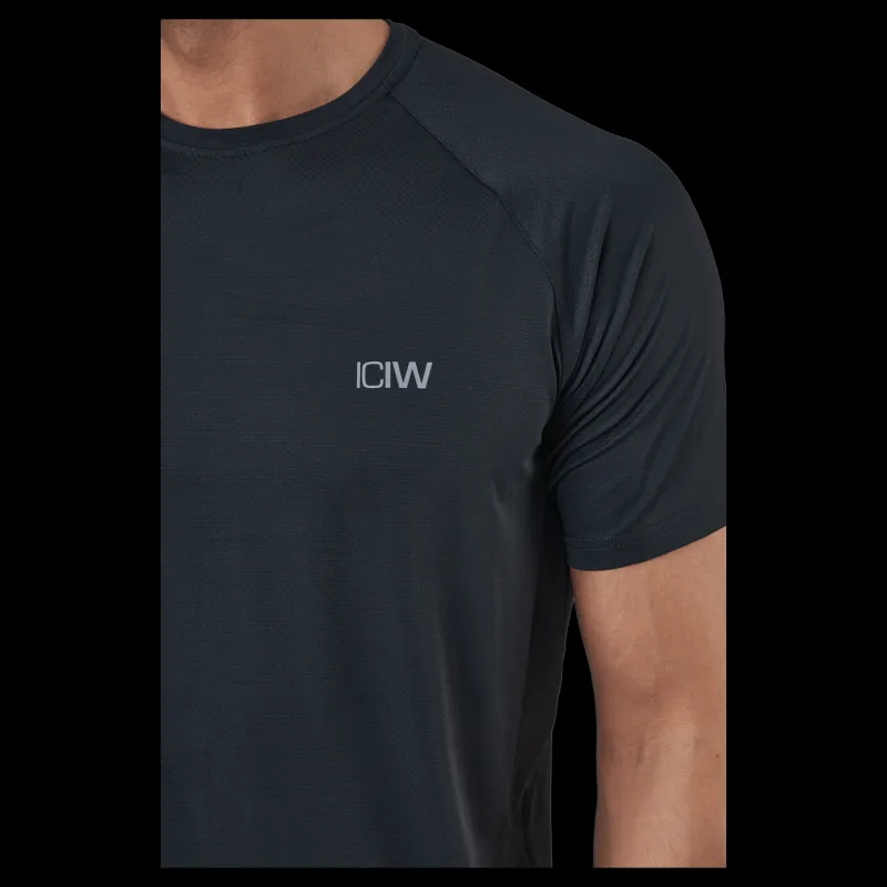 Best ICANIWILL Stride T-shirt Men Black Svart