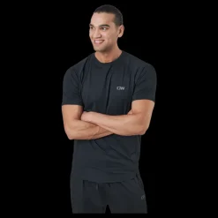 Best ICANIWILL Stride T-shirt Men Black Svart