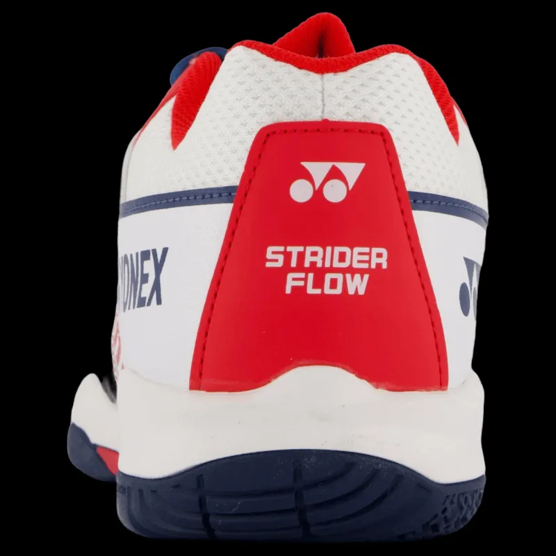 Hot Yonex Strider Flow Wide White/red Flerfärgad