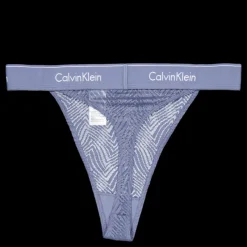 Outlet Calvin Klein String Thong Blue Blå