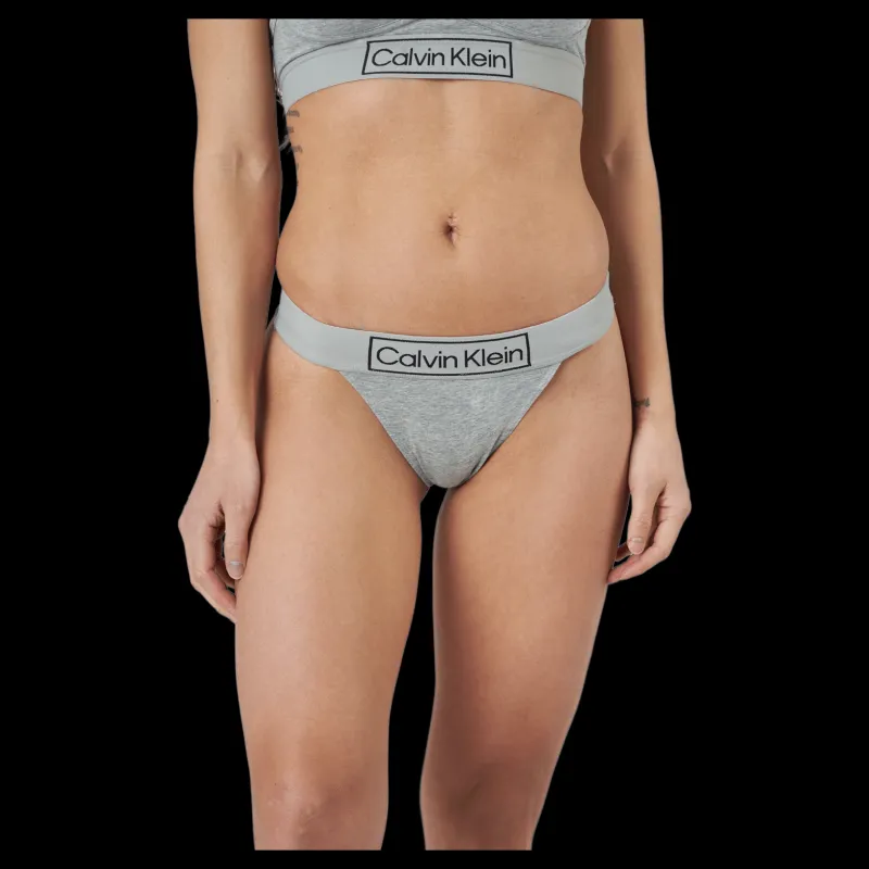 Calvin Klein String Thong Grey Heather Grå Discount