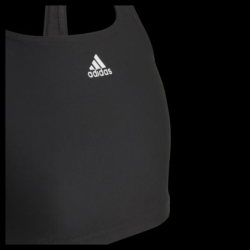 Discount adidas 3-Stripes Bikini Black / White Svart