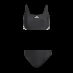 Outlet adidas 3-Stripes Bikini Black / White Svart