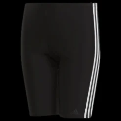 Hot adidas 3-Stripes Swim Jammers Black Svart