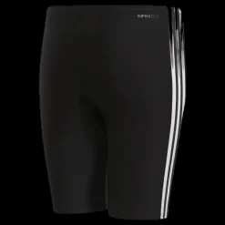 Hot adidas 3-Stripes Swim Jammers Black Svart