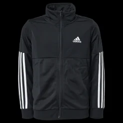 adidas 3-Stripes Team Tracksuit Black Svart Online
