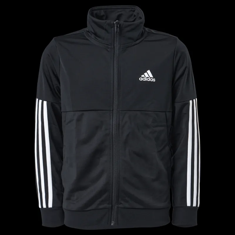 adidas 3-Stripes Team Tracksuit Black Svart Online