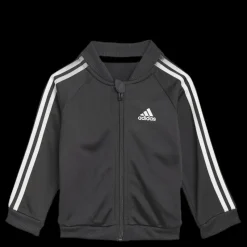 adidas 3-Stripes Tricot Tracksuit Black Svart Clearance