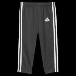 adidas 3-Stripes Tricot Tracksuit Black Svart Clearance