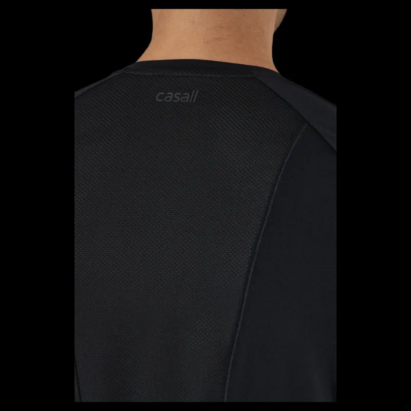 Casall Structured Longsleeve Black Svart Outlet