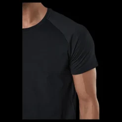 Casall Structured Tee Black Svart Clearance