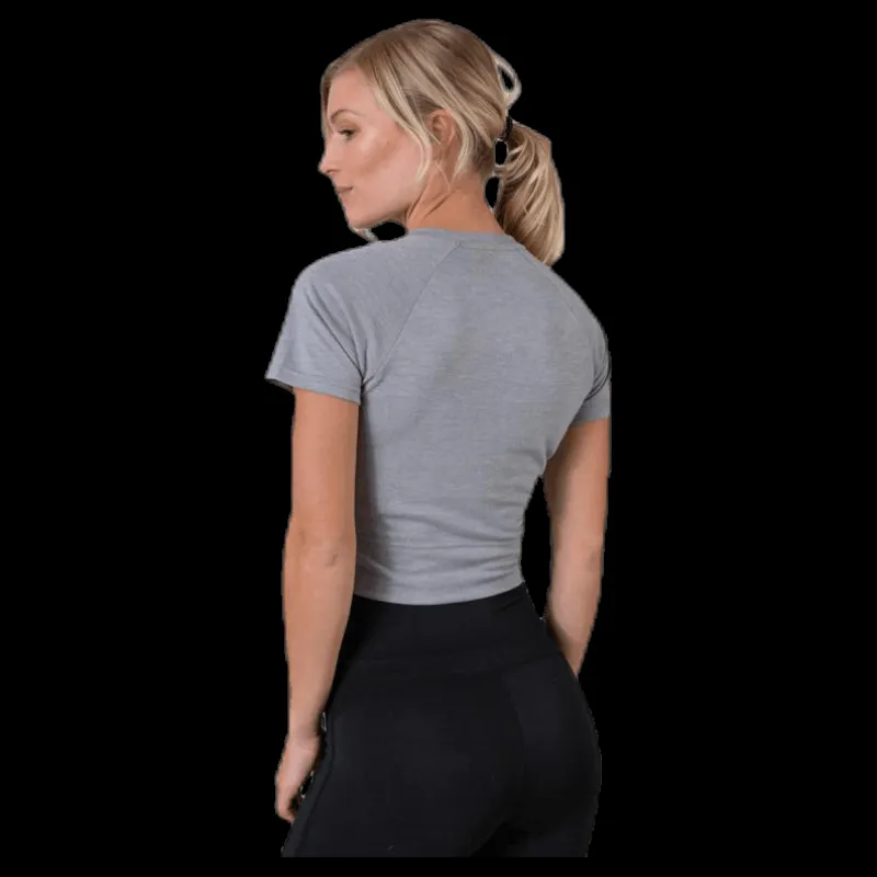 Superdry Studio Cross Tee Grey Grå Outlet