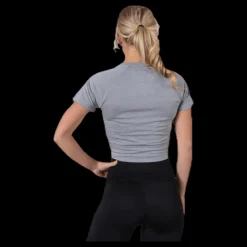 Superdry Studio Cross Tee Grey Grå Outlet