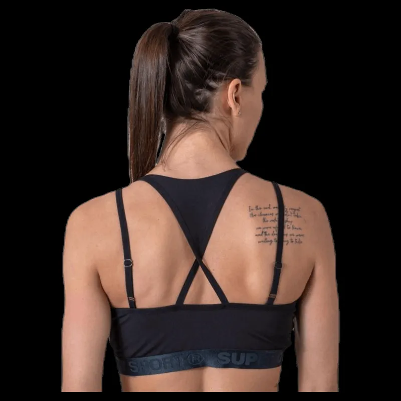 Outlet Superdry Studio Strappy Bra Black Svart