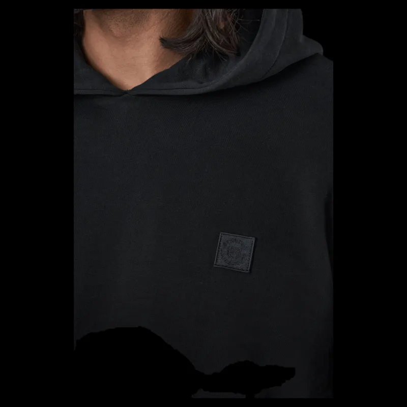 Outlet Jack & Jones Studio Sweat Hood Ltn Black Svart