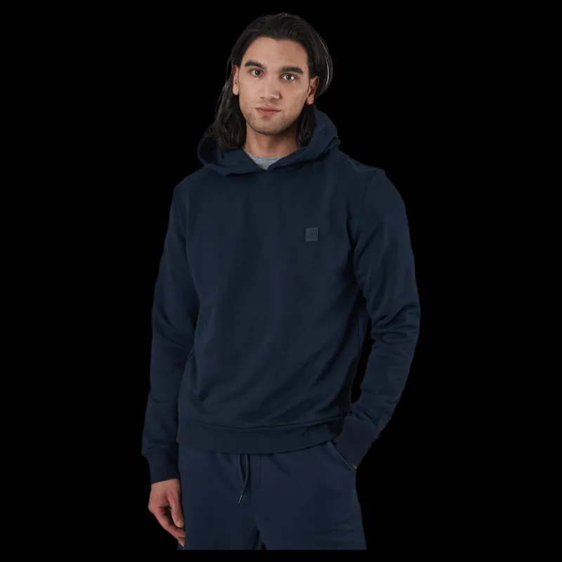Jack & Jones Studio Sweat Hood Ltn Blue Blå Best