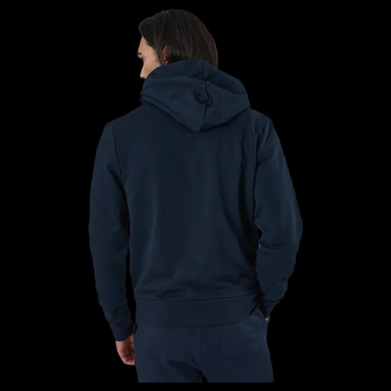 Jack & Jones Studio Sweat Hood Ltn Blue Blå Best