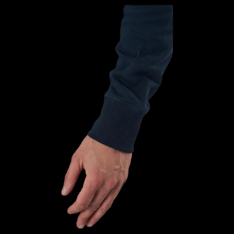 Jack & Jones Studio Sweat Hood Ltn Blue Blå Best
