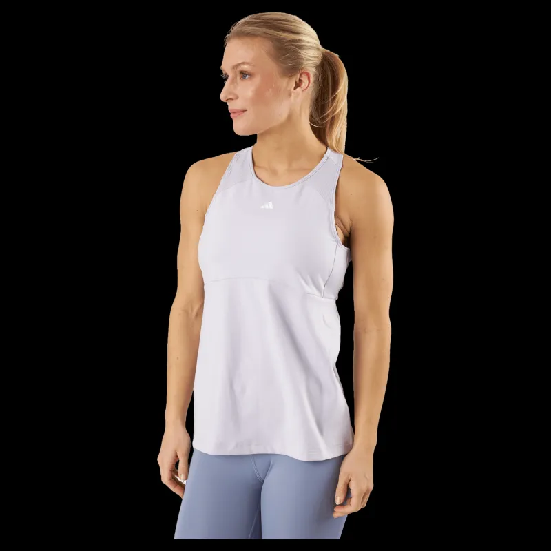 Hot adidas Studio Tank Top Sildaw/White Vit