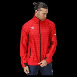 New Umbro Sublime Training Jacket Red Röd