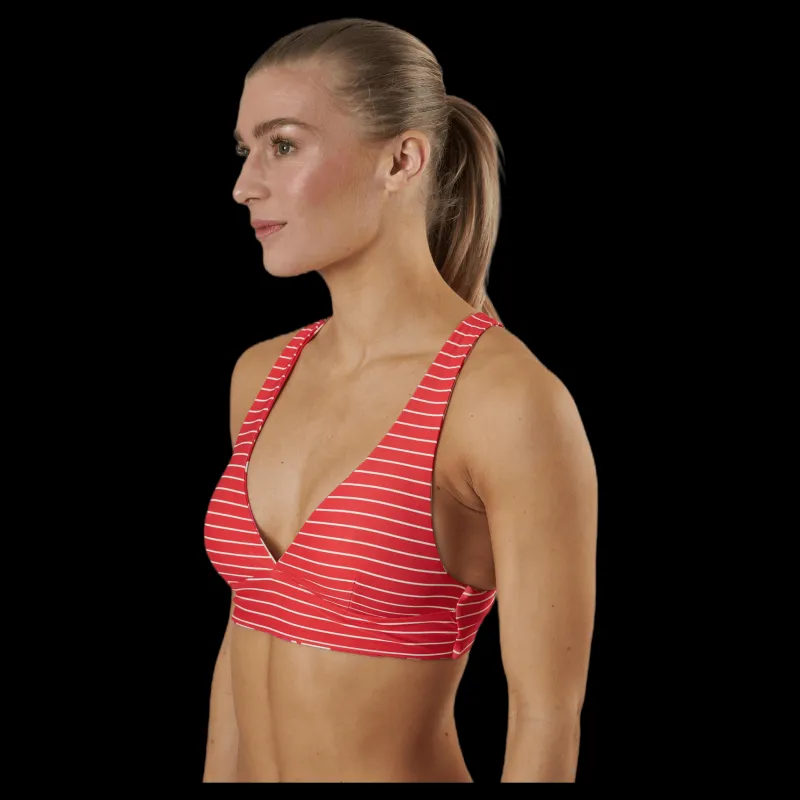Sale Rip Curl Sugar Bloom Halter Reversible Top Red Röd