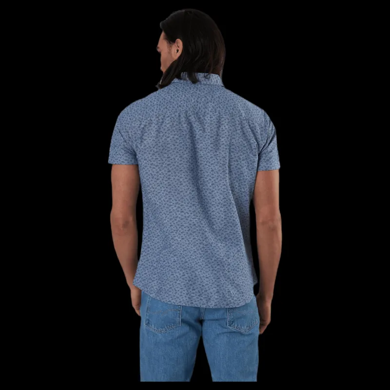 Outlet Jack & Jones Summer Blackpool Shirt S/S Blue Blå
