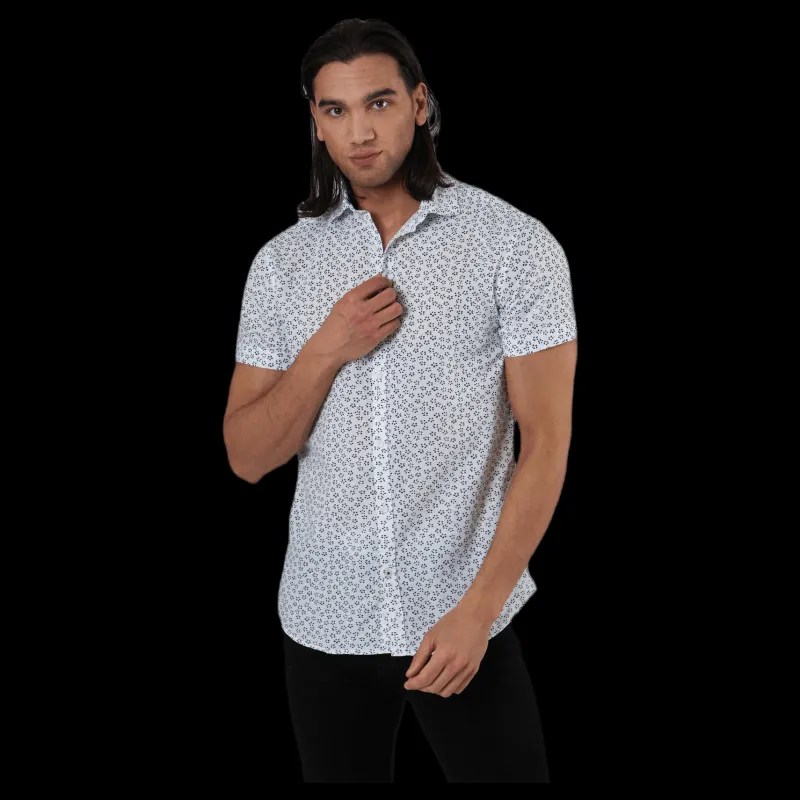Jack & Jones Summer Blackpool Shirt S/S White Vit Discount