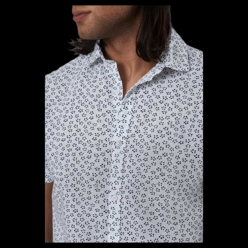 Jack & Jones Summer Blackpool Shirt S/S White Vit Discount