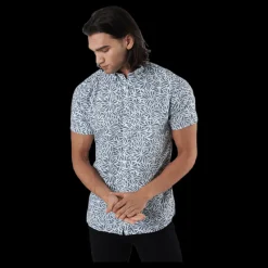 Jack & Jones Summer Print Shirt S/s Beige Grå Hot