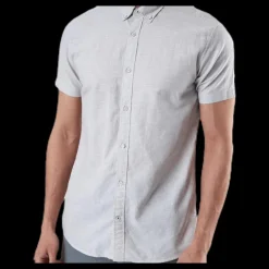 Jack & Jones Summer Shirt S/S Grey Grå Discount