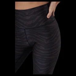 Endurance Summer W Print Waist Tights Flerfärgad Grå Best