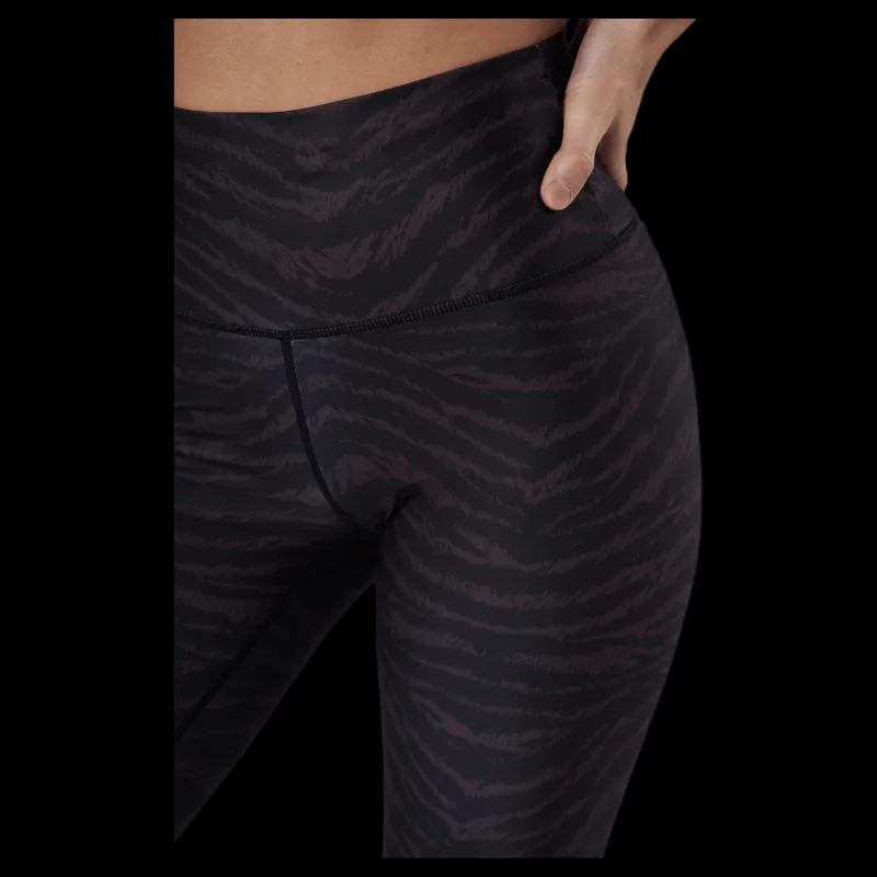 Endurance Summer W Print Waist Tights Flerfärgad Grå Best
