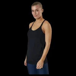 BLACC Sun Seamless Tank Top Black Svart Hot