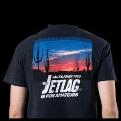 Clearance Jack & Jones Suns Tee Ss Crew Neck Grey Grå