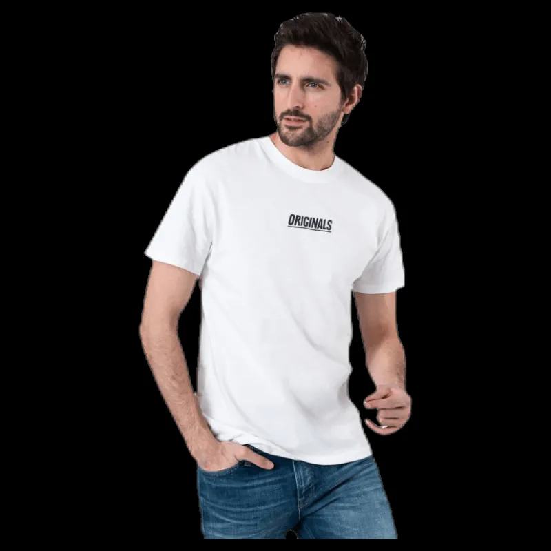 Outlet Jack & Jones Suns Tee Ss Crew Neck White Vit