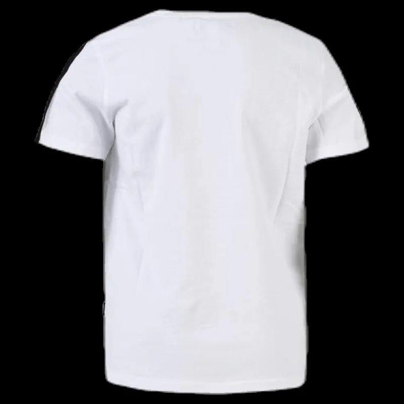 WeSC Superlative Conspiracy Logo Tee Youth White Vit Clearance