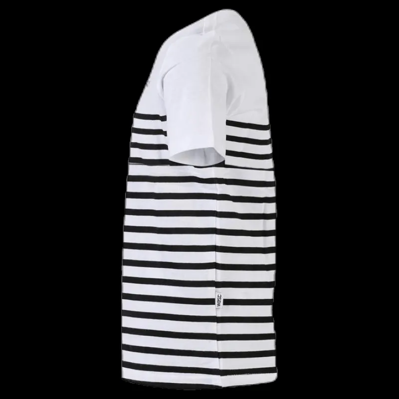 WeSC Superlative Conspiracy Stripe Youth White/Black Vit och Svart Sale