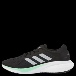 adidas Supernova 2.0 Shoes Core Black / Halo Silver / Pulse Mint Svart Outlet