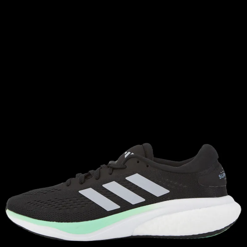 adidas Supernova 2.0 Shoes Core Black / Halo Silver / Pulse Mint Svart Outlet