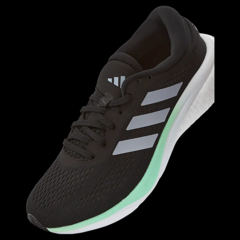 adidas Supernova 2.0 Shoes Core Black / Halo Silver / Pulse Mint Svart Outlet