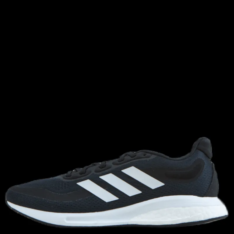 adidas Supernova Shoes Core Black / Cloud White / Halo Silver Svart New