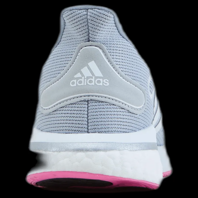 adidas Supernova Shoes Halo Silver / Cloud White / Screaming Pink Grå Clearance