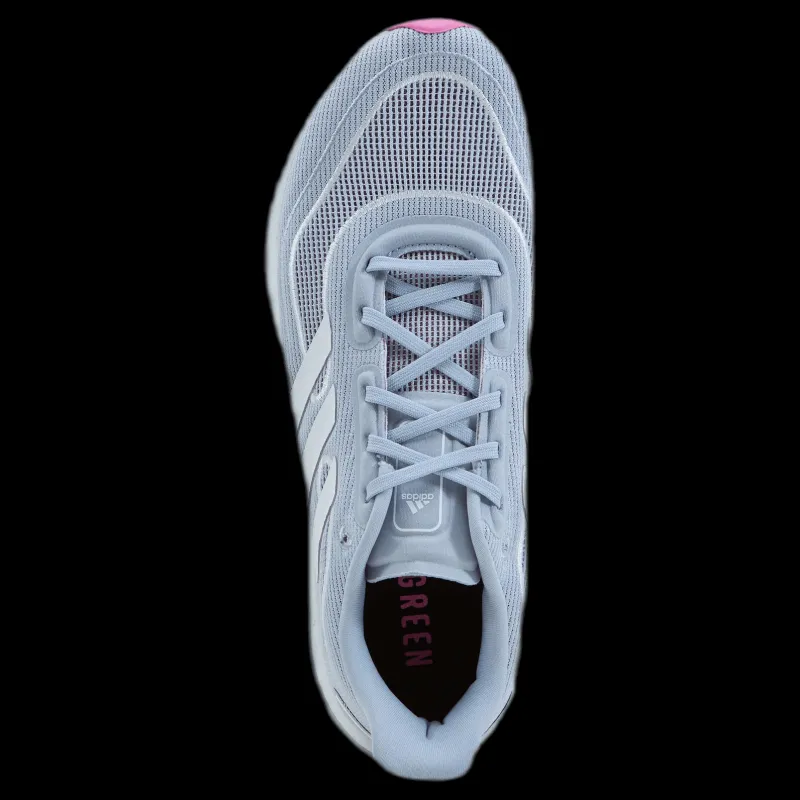 adidas Supernova Shoes Halo Silver / Cloud White / Screaming Pink Grå Clearance