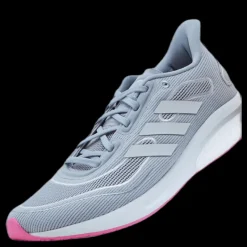 adidas Supernova Shoes Halo Silver / Cloud White / Screaming Pink Grå Clearance